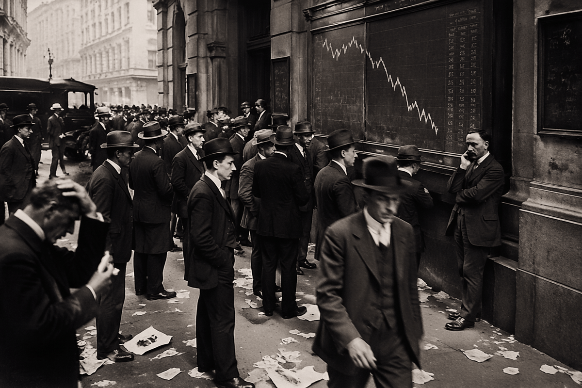 A failed corner turned private losses into public panic
