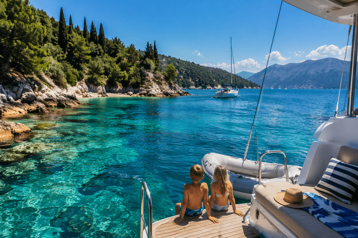 Best Family and Adventure Yacht Routes in Greece